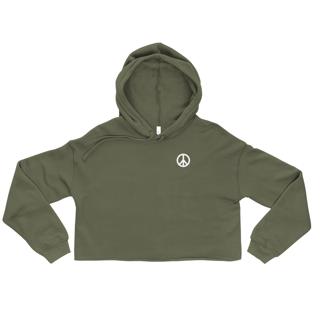 Tidal Soul Fish Hook Crop Hoodie