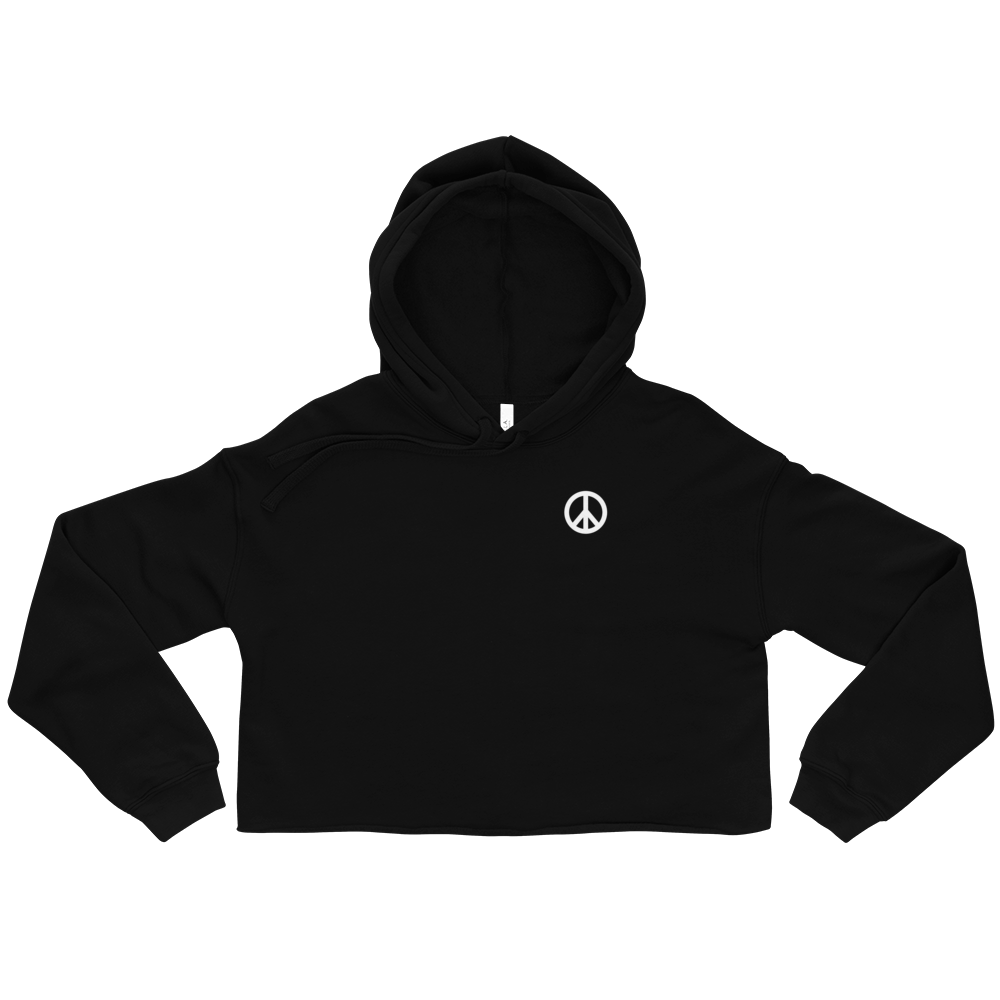 Tidal Soul Fish Hook Crop Hoodie