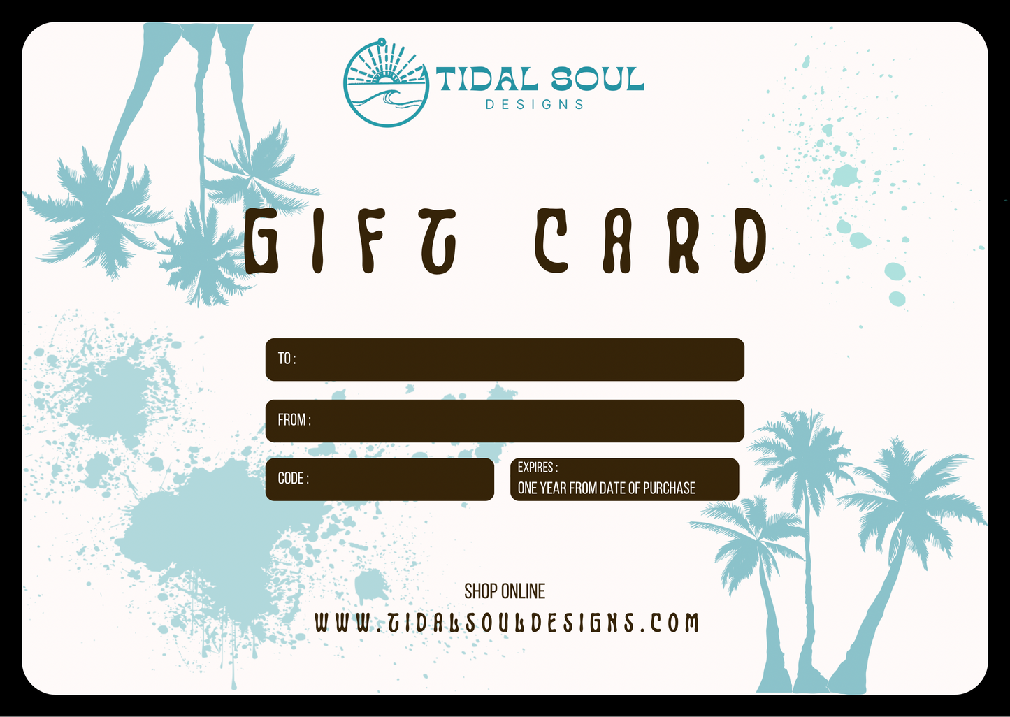 Tidal Soul Gift Card