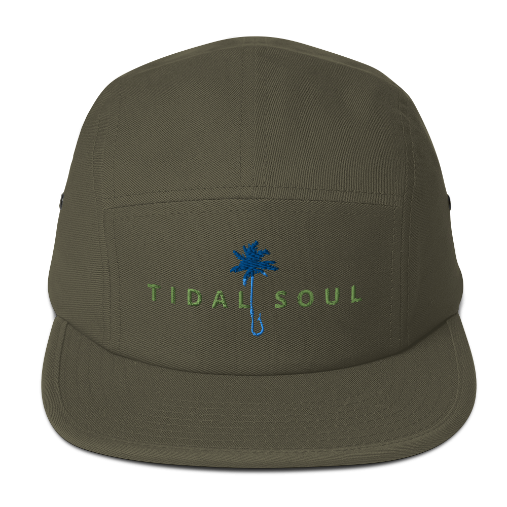 Tidal Soul Palm Hook Five Panel Cap