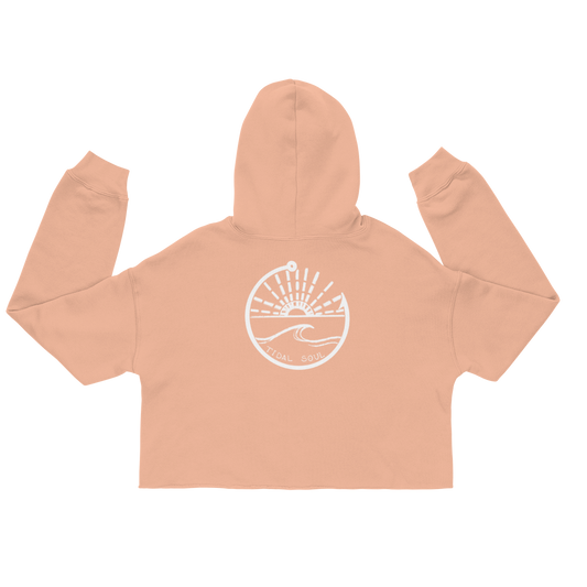 Tidal Soul Fish Hook Crop Hoodie